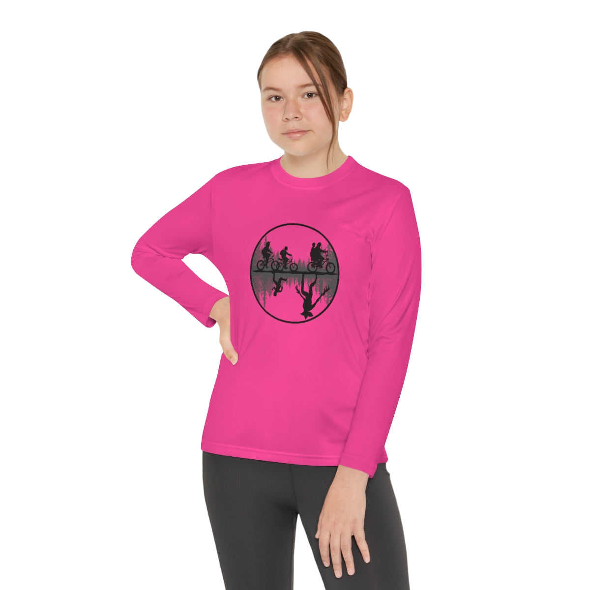 Unisex Youth Long Sleeve Competitor Tee-Stranger Things