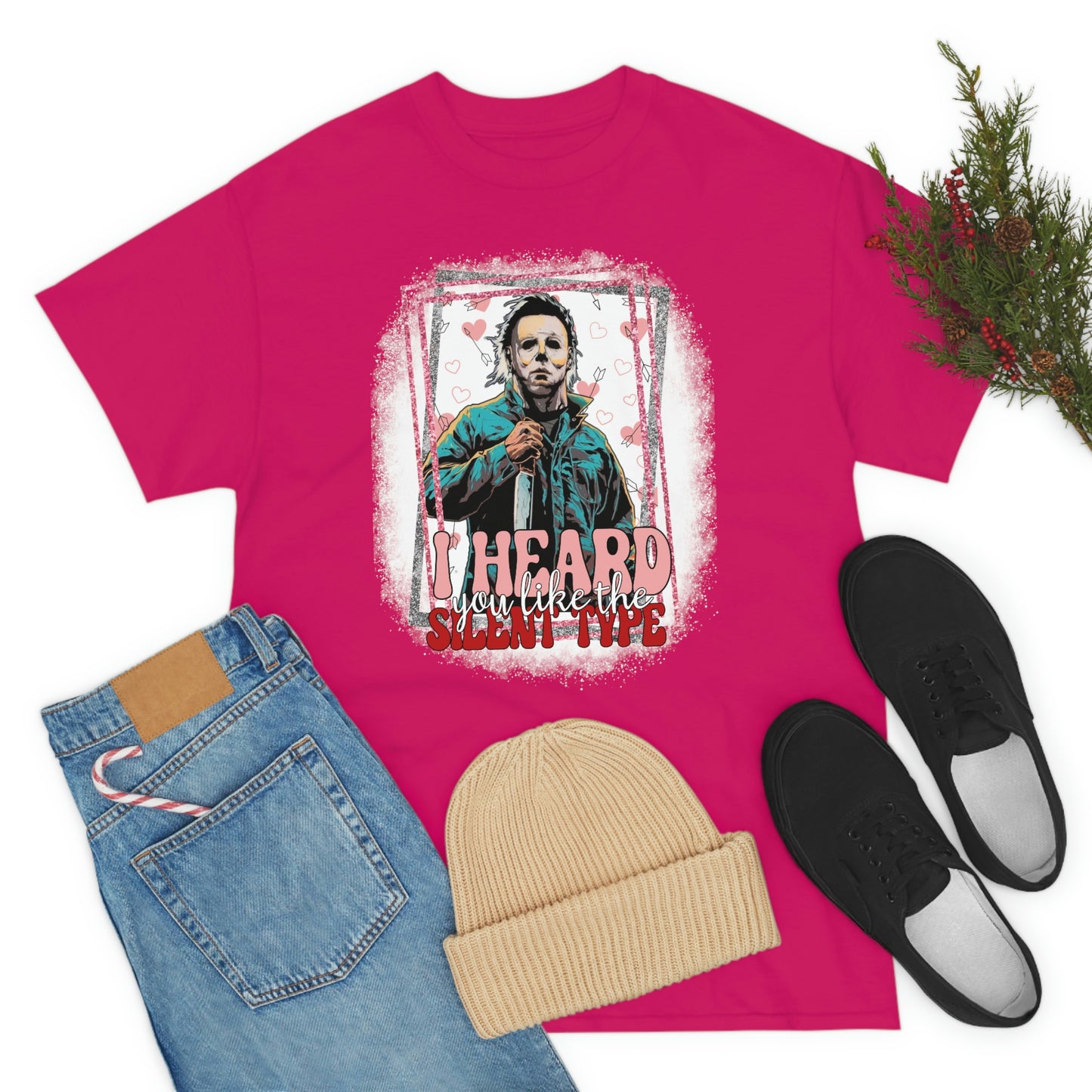 'I Heard You Like The Silent Type' Cotton Tee