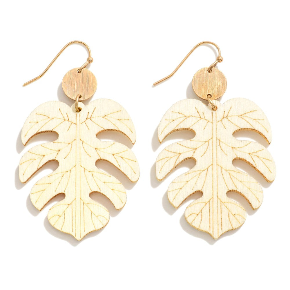 Palm Leaf Earrings