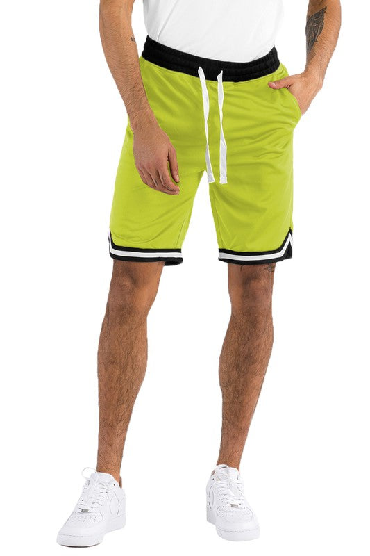 Men’s Solid Athletic Basketball Sports Shorts