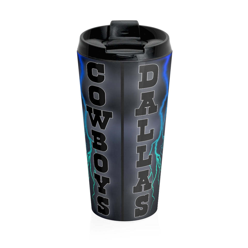 Cowboys Stainless Steel Travel Mug