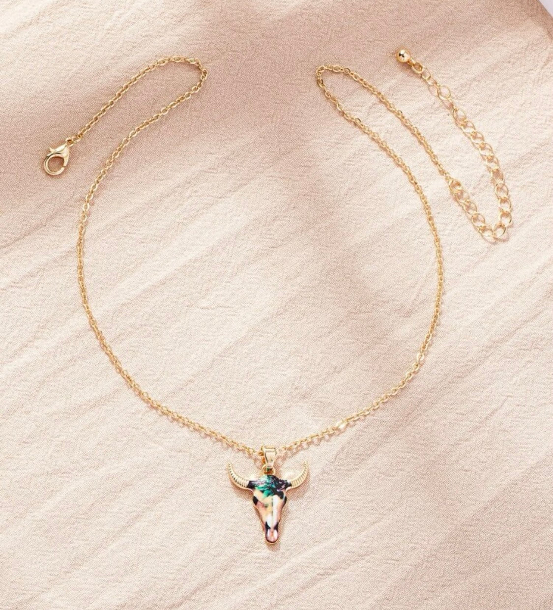 Bull Pendant Necklace