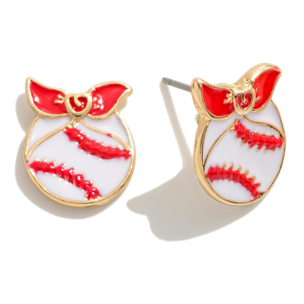 Sports Stud Earrings