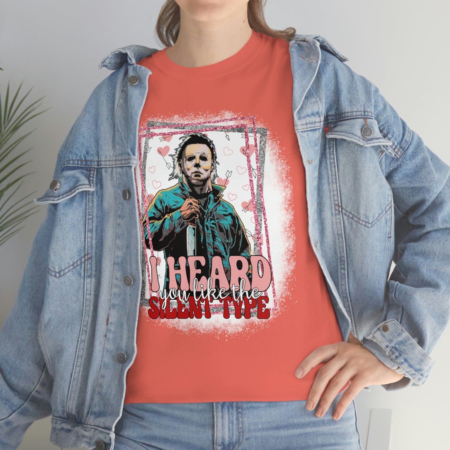 'I Heard You Like The Silent Type' Cotton Tee