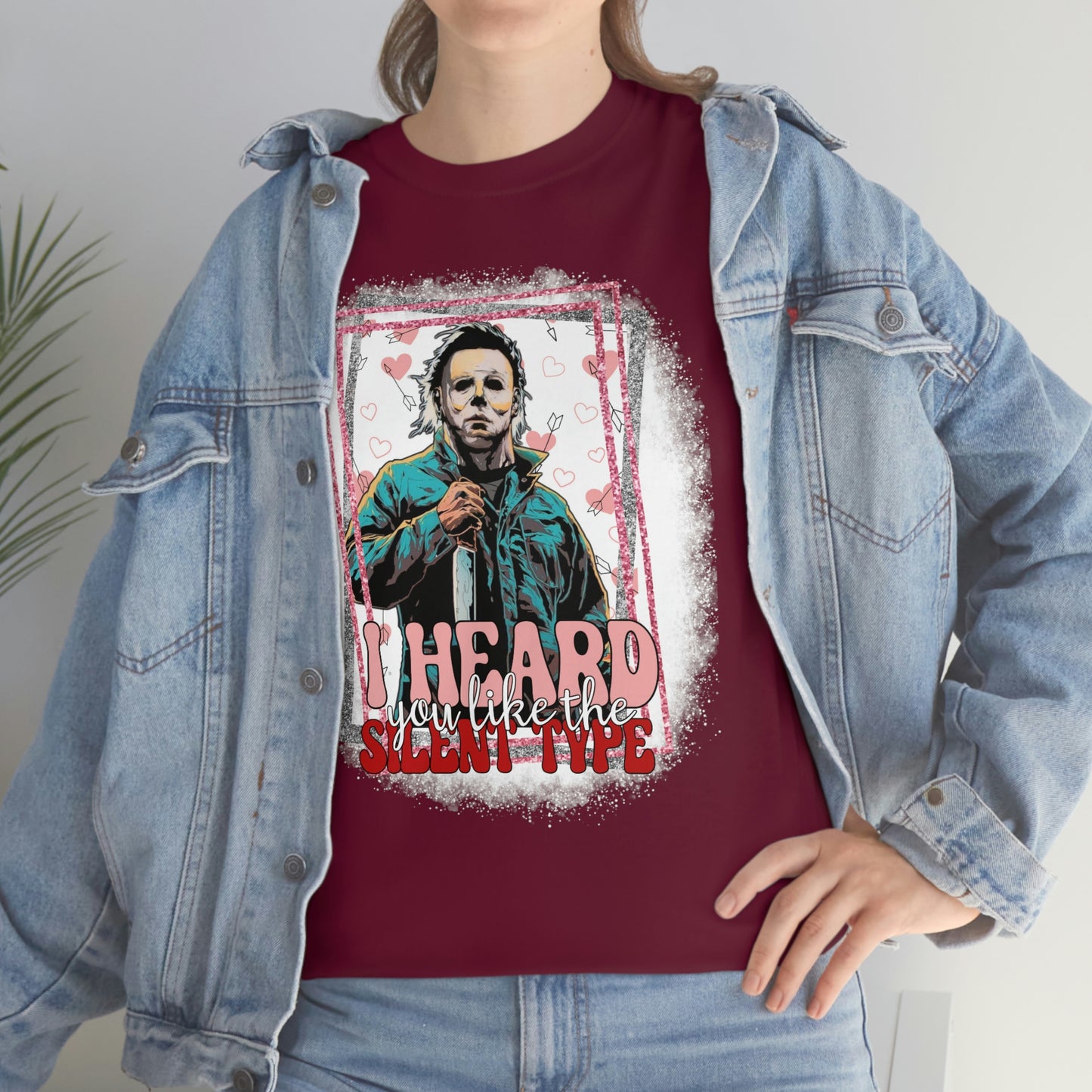 'I Heard You Like The Silent Type' Cotton Tee