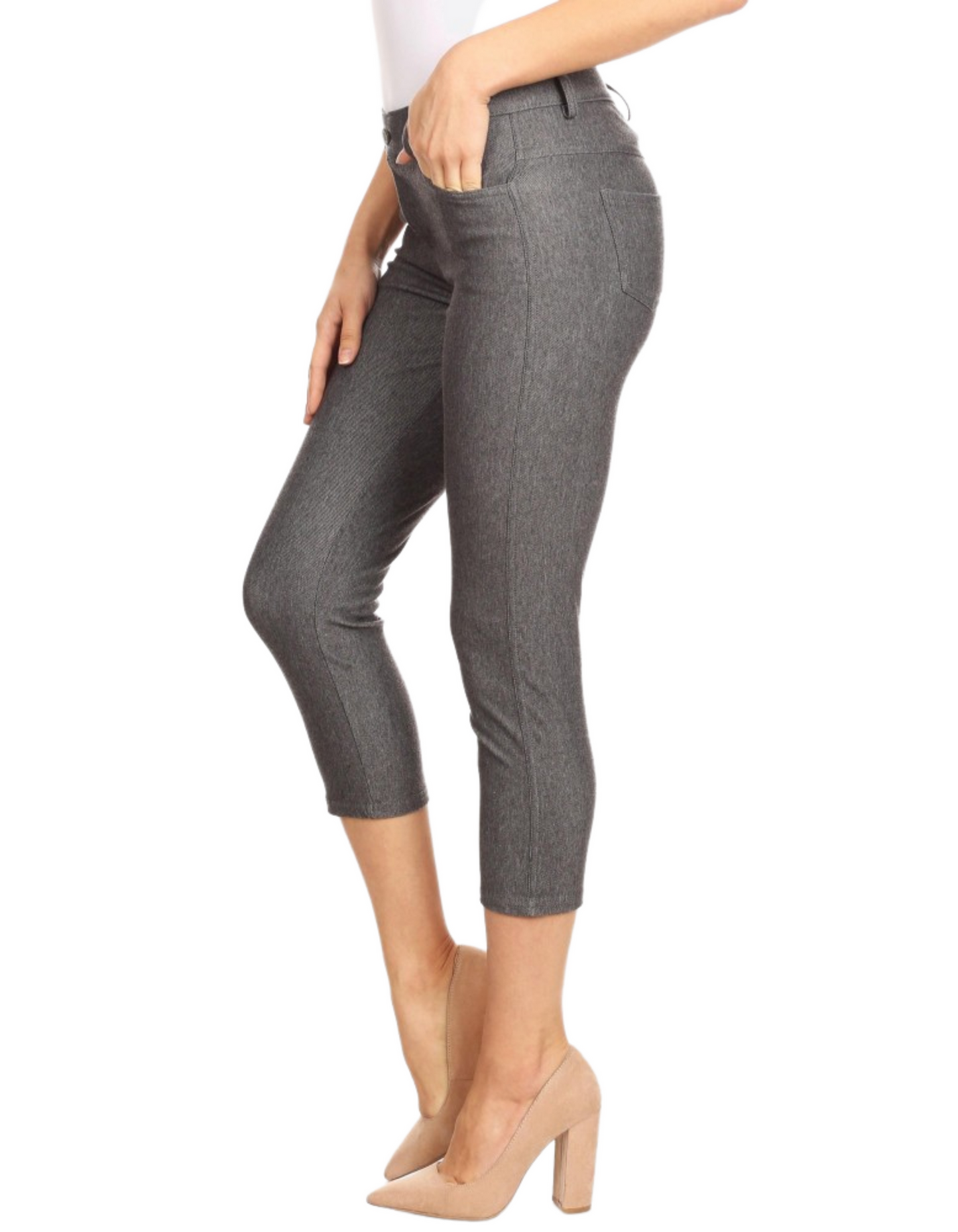 Women's Classic Skinny Capri Jeggings