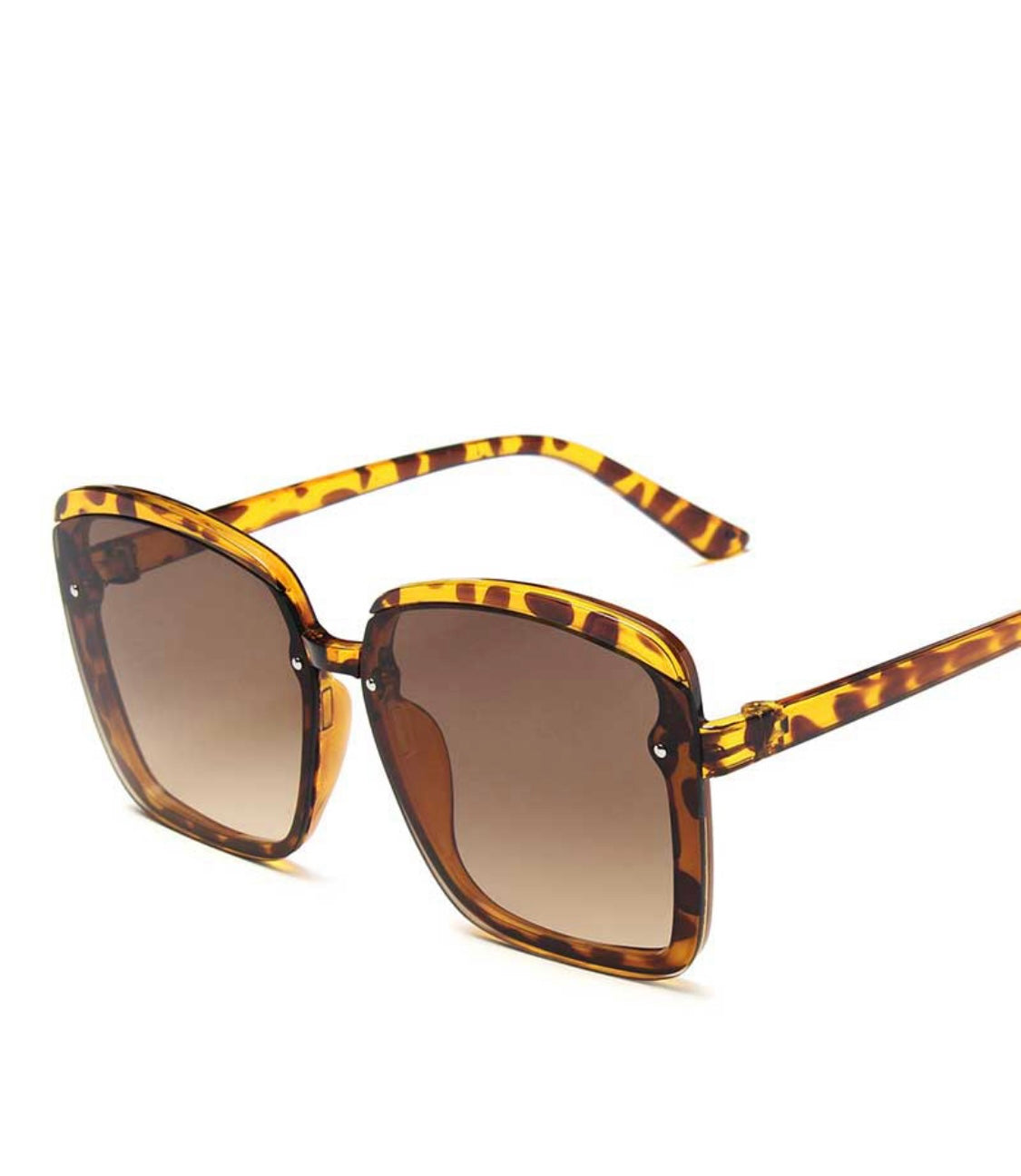 Trendy Large Framed Sunglasses