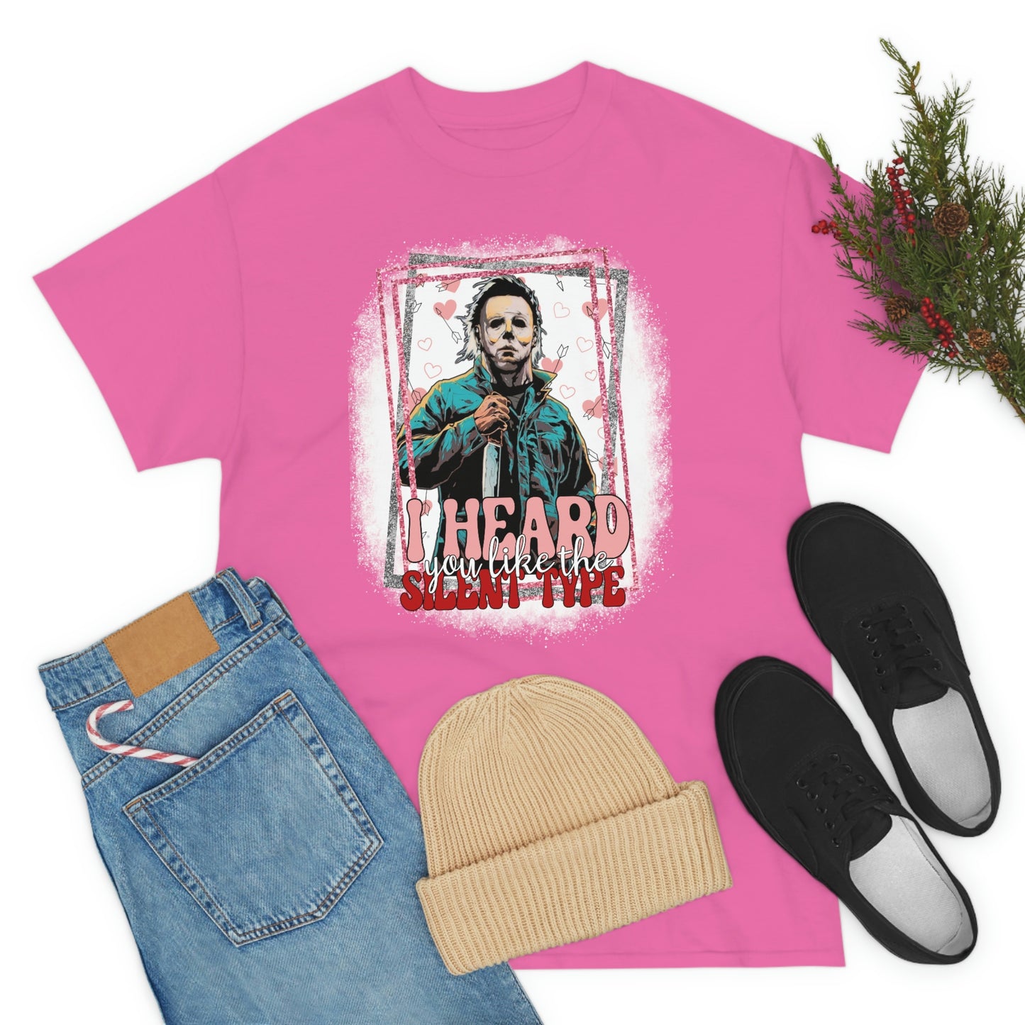 'I Heard You Like The Silent Type' Cotton Tee