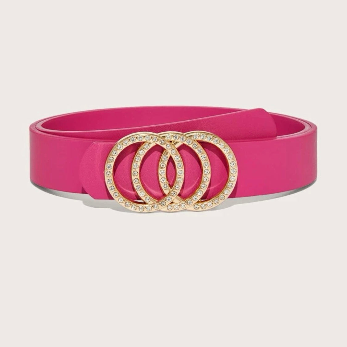 Rhinestone Buckle Belts
