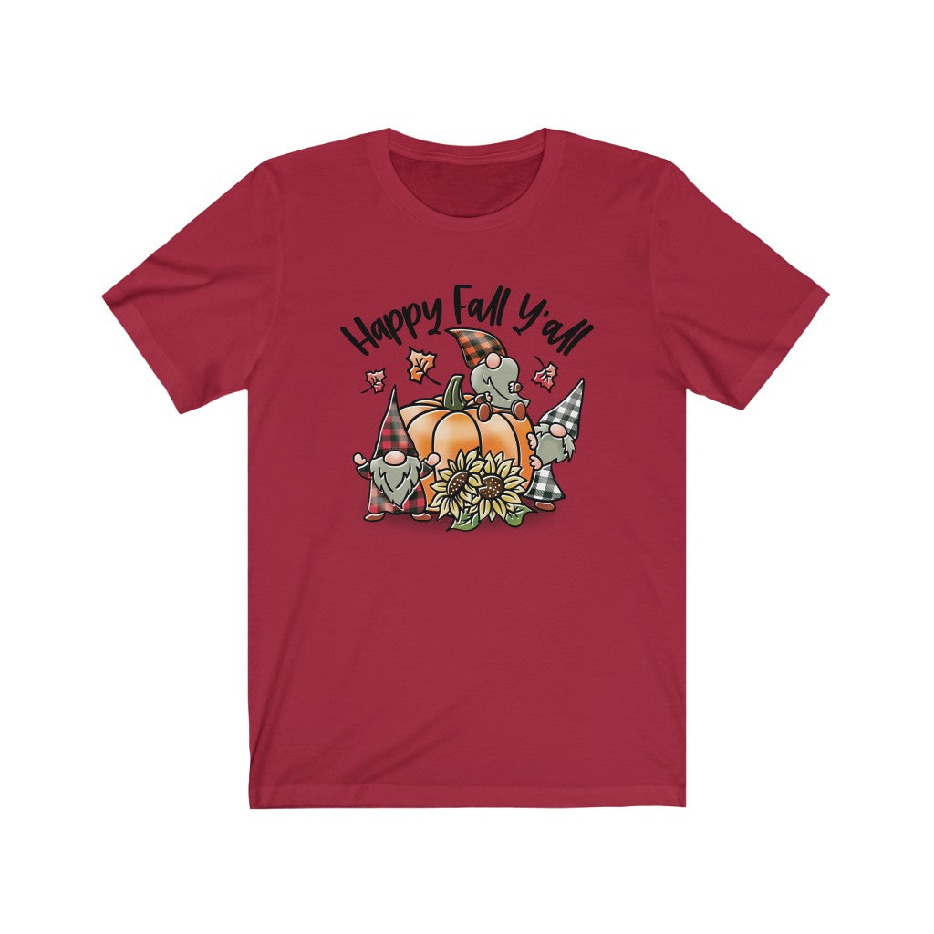Happy Fall Y'all-Unisex Jersey Tee