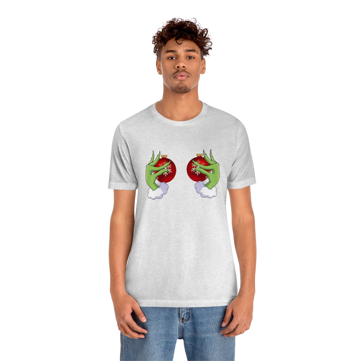 Bella Canvas Grinchy Ornament Hands Unisex Tee