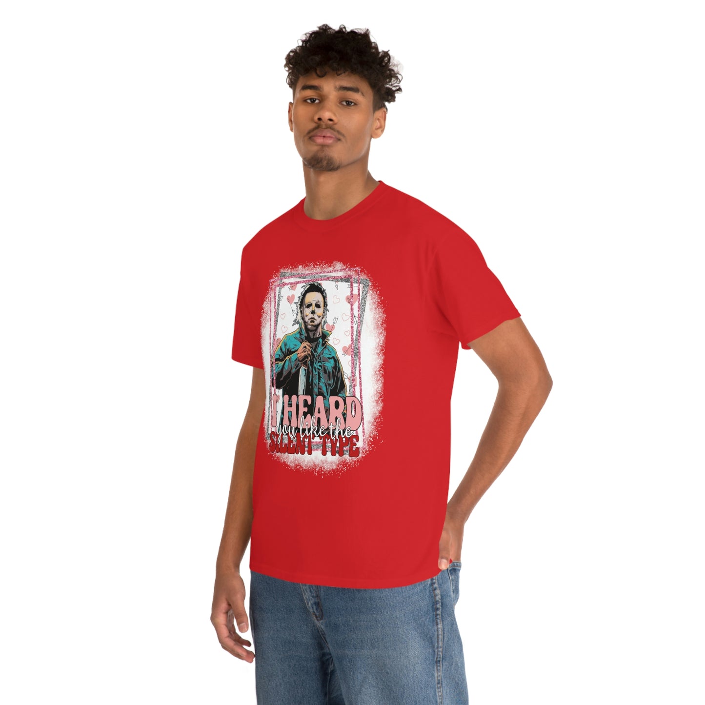 'I Heard You Like The Silent Type' Cotton Tee