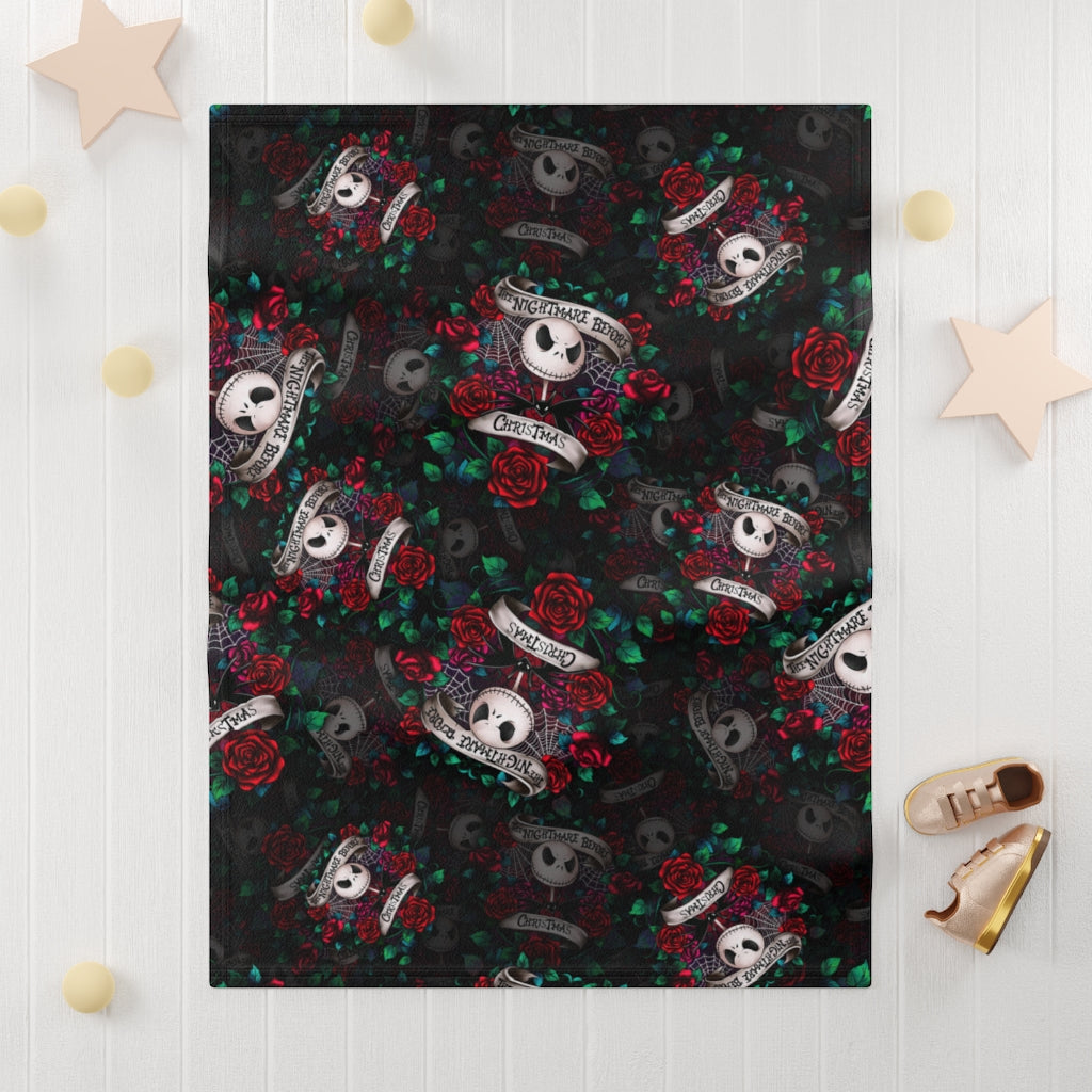 A Beautiful Nightmare before Christmas Soft Fleece Blanket