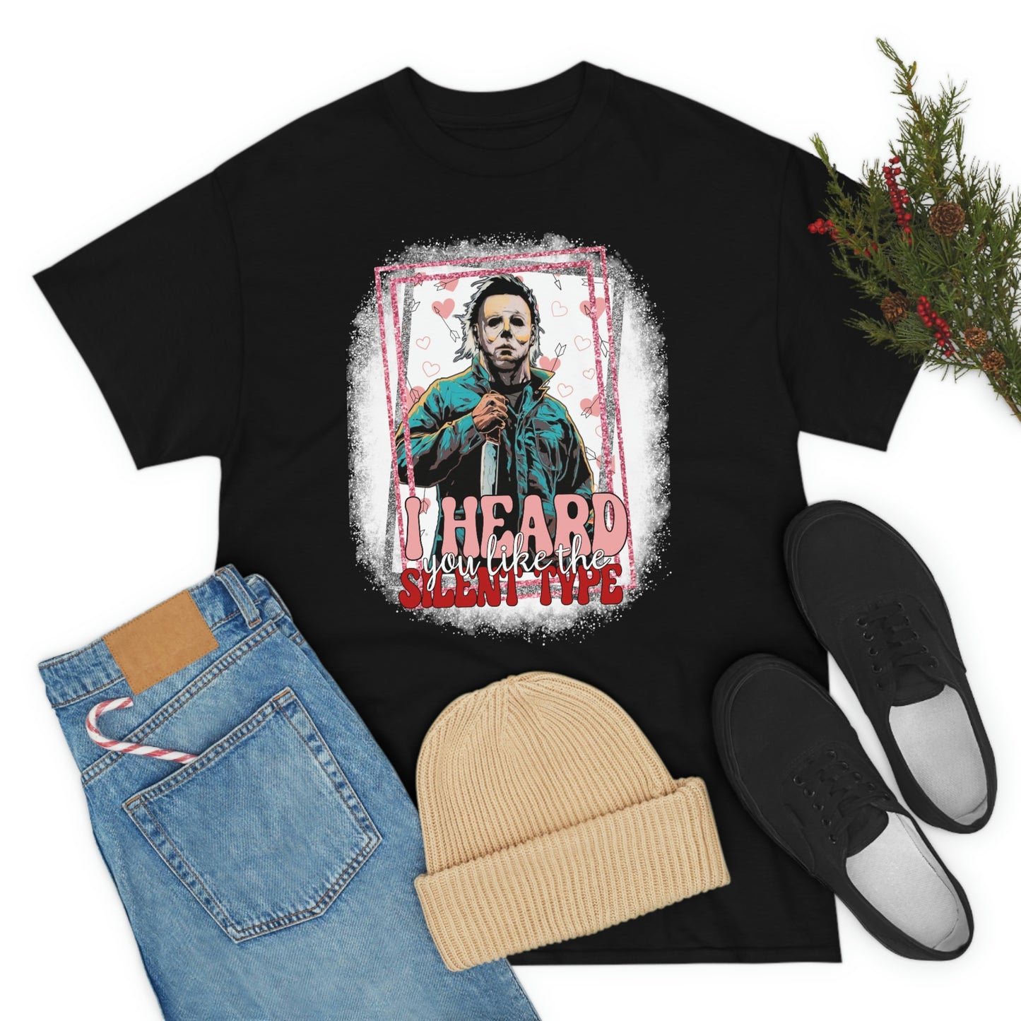 'I Heard You Like The Silent Type' Cotton Tee