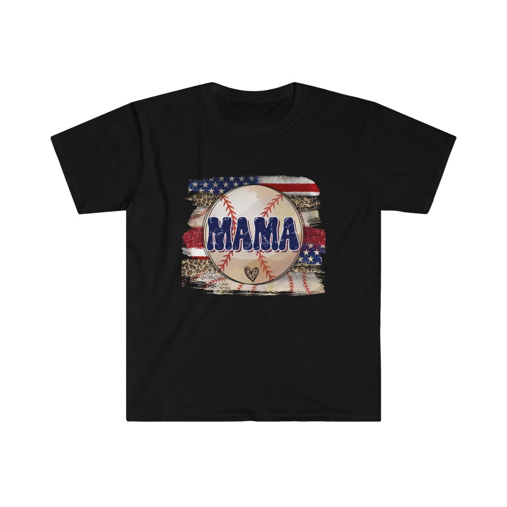 Baseball Mama Softstyle T-Shirt