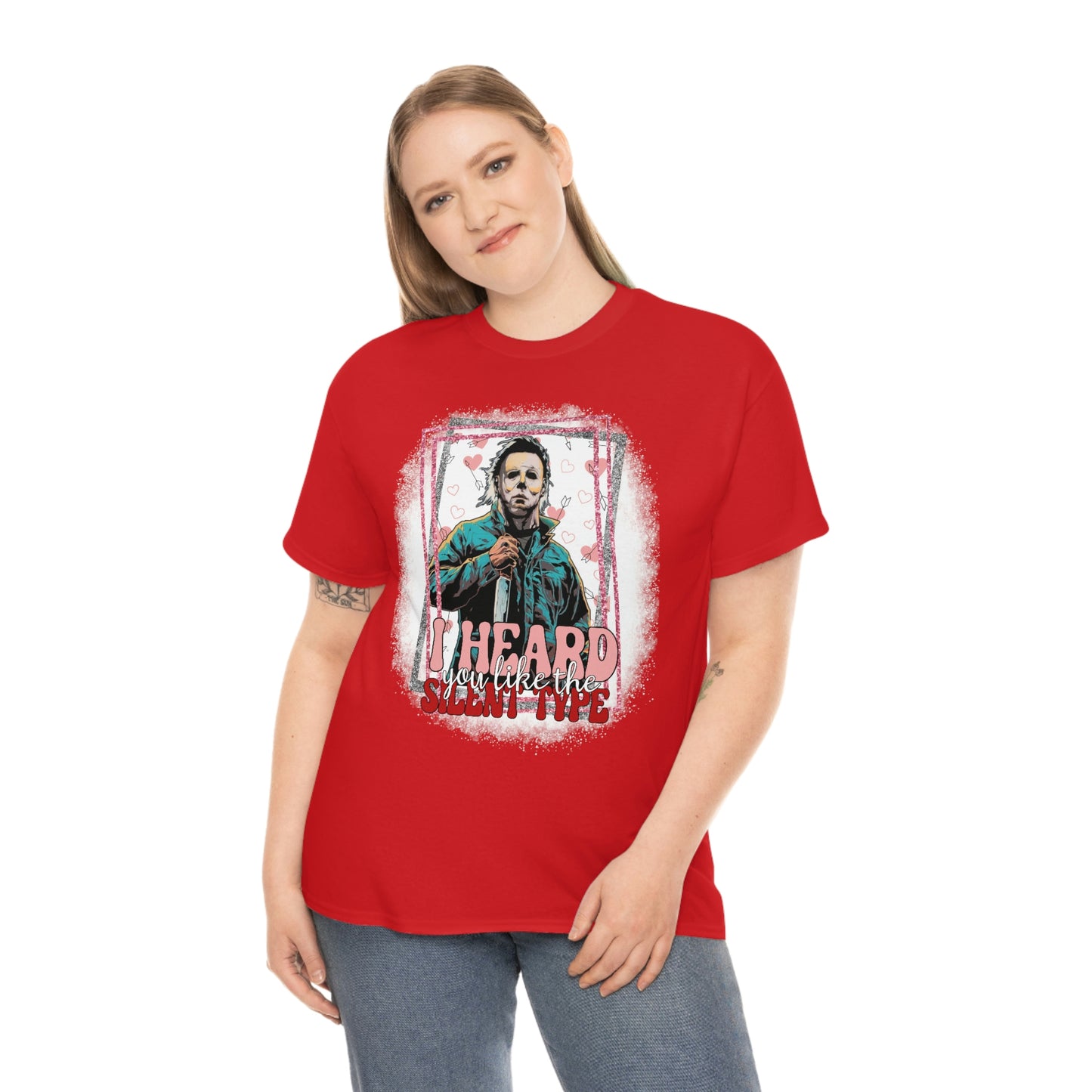 'I Heard You Like The Silent Type' Cotton Tee