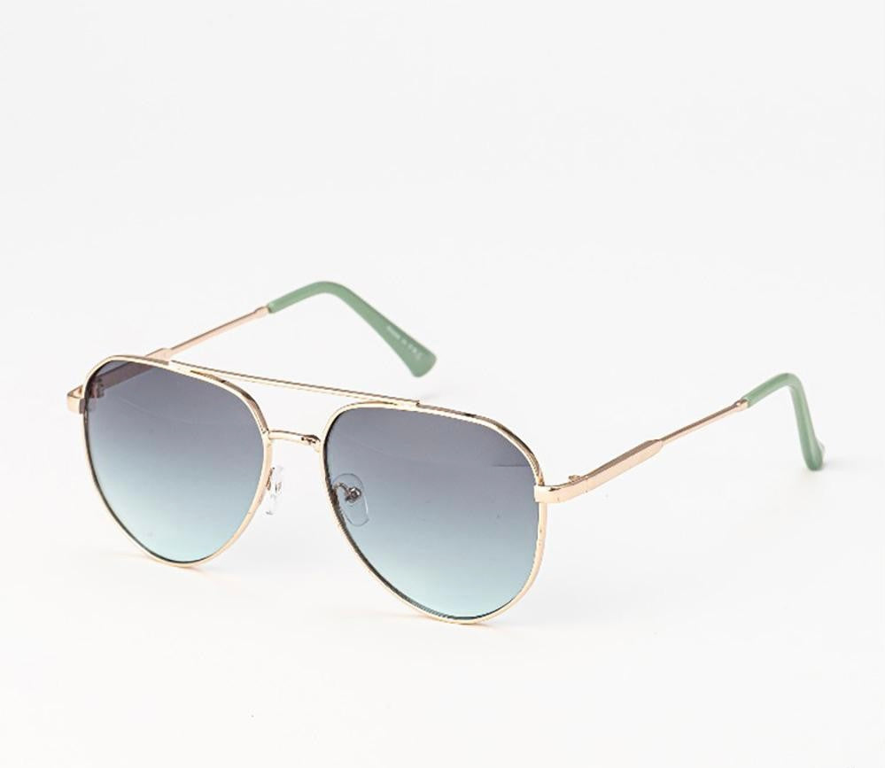 Double Bridge Aviator Sunglasses