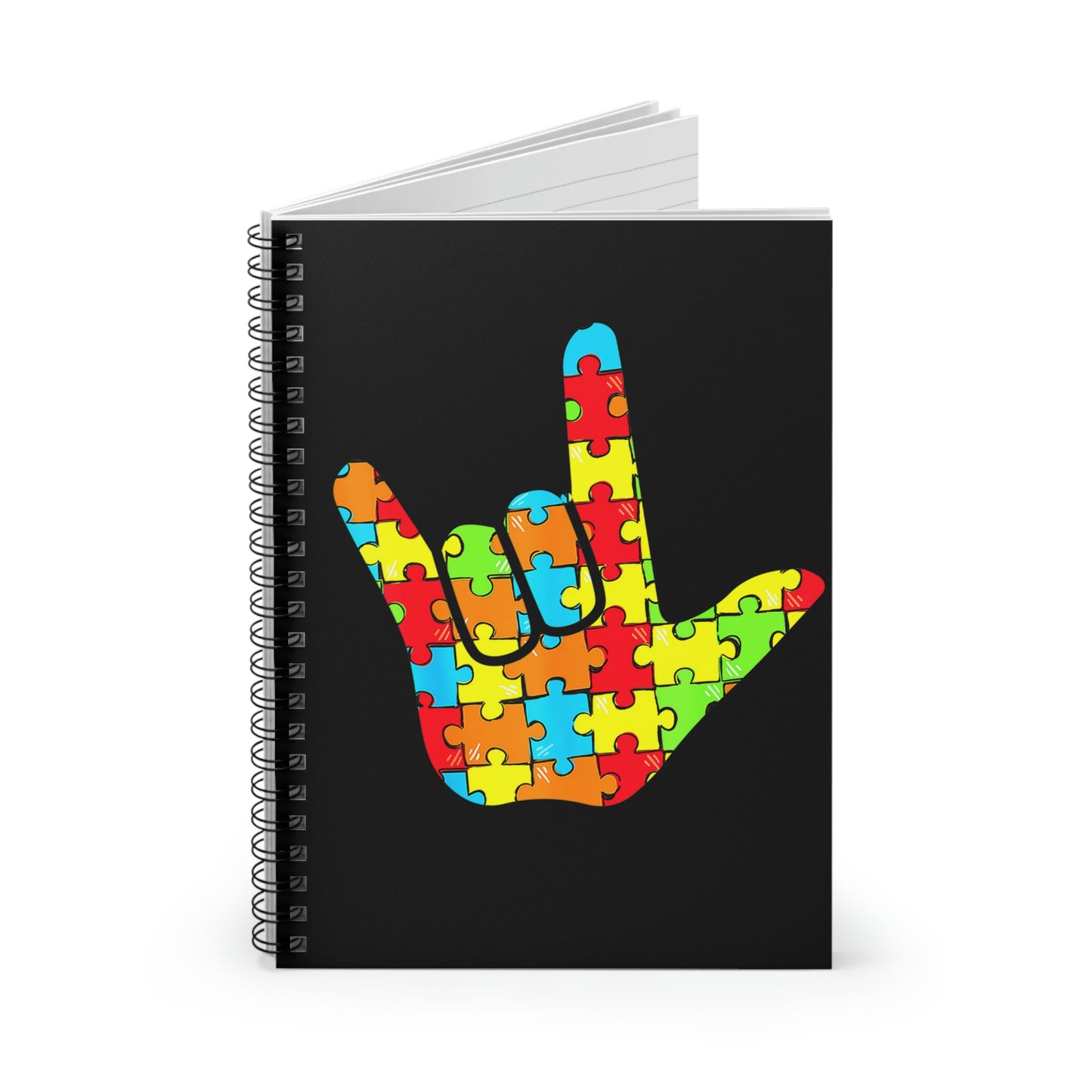 Autism Awareness Spiral Notebook - Ruled Line
