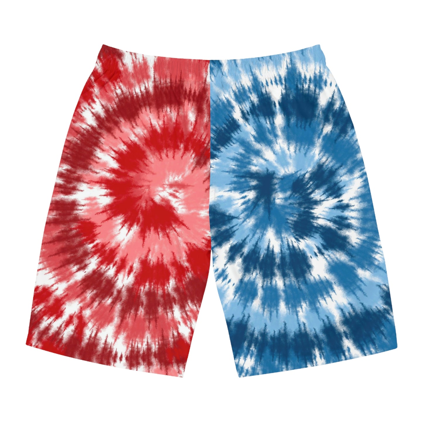 4th of July Men's Tie Dye Board Shorts