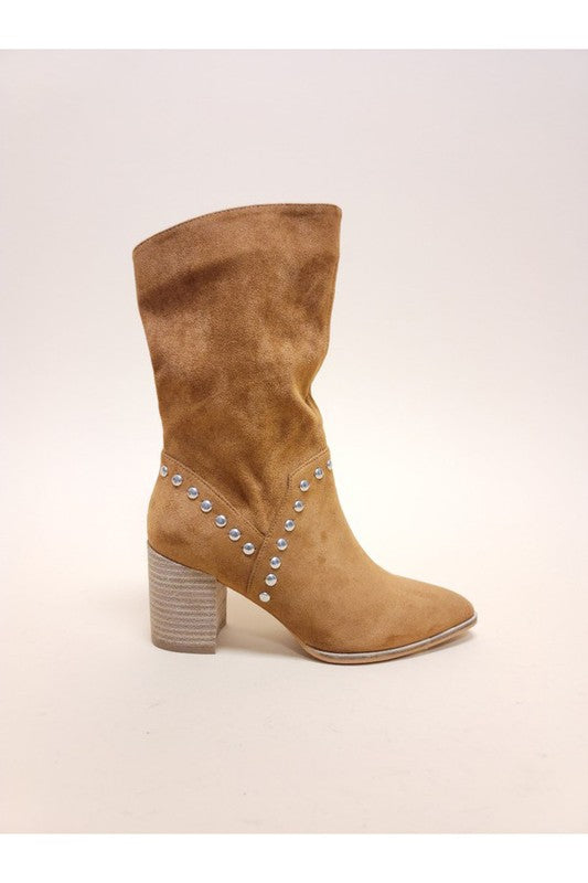 Good Lookin Studded Suede Boots