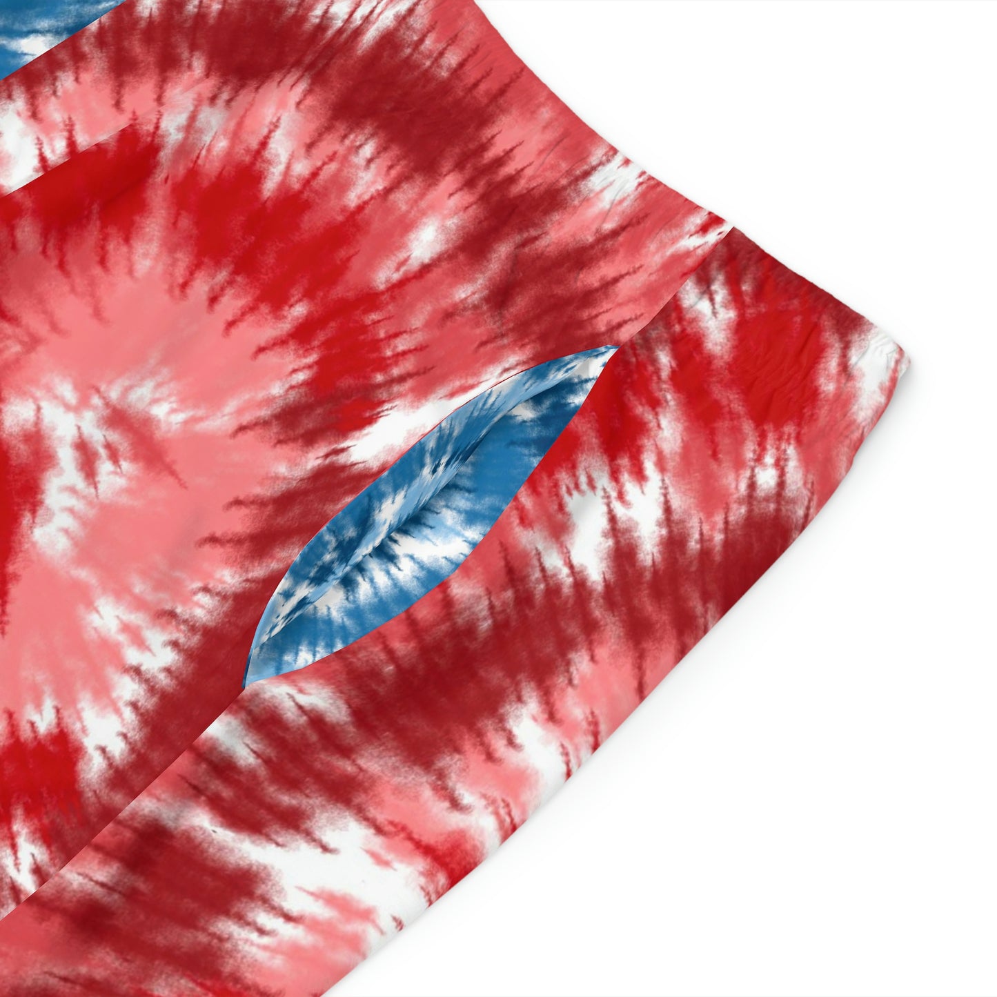 4th of July Men's Tie Dye Board Shorts