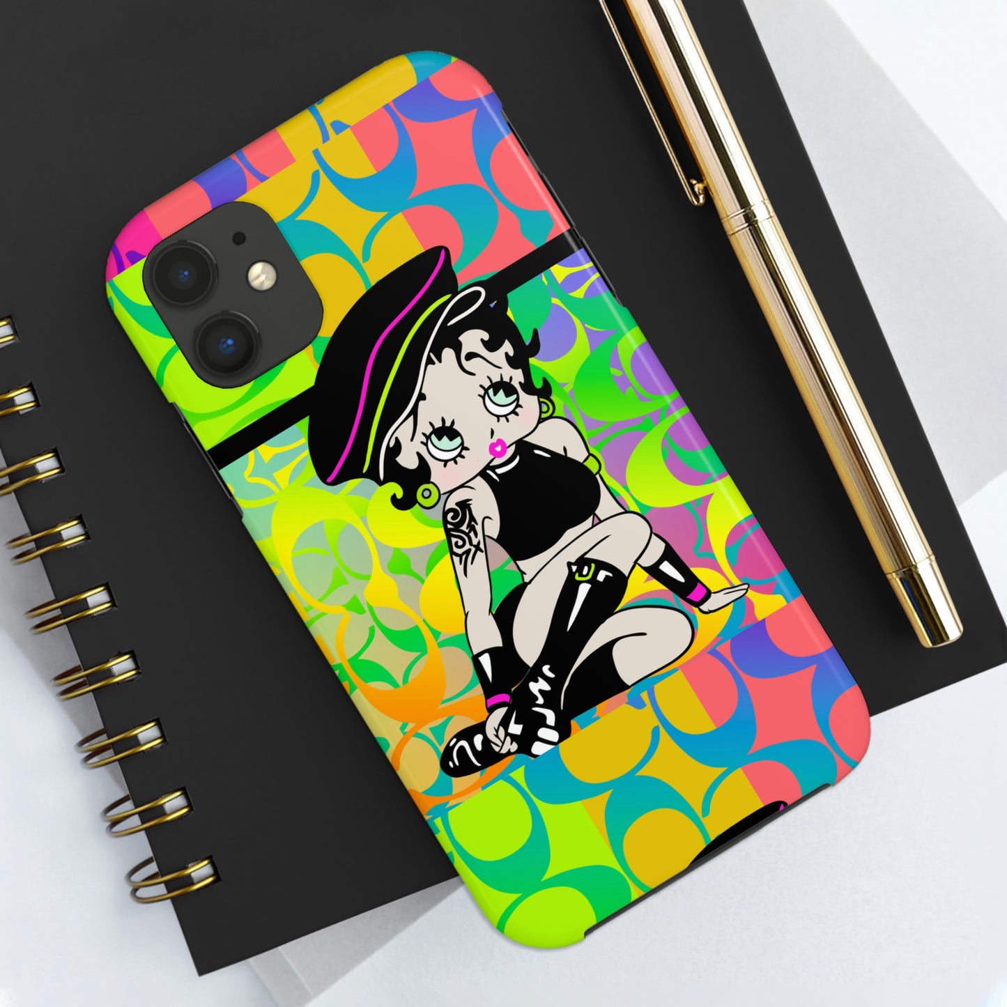 Boop Inspired Tough Phone Cases- (OTHER SIZES AVAILABLE UPON REQUEST)