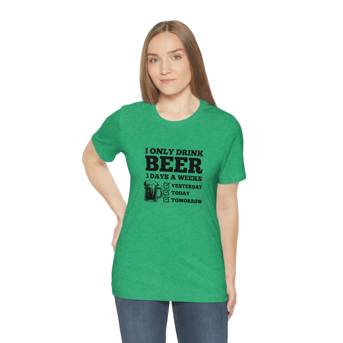Drinking Beer Unisex Tee