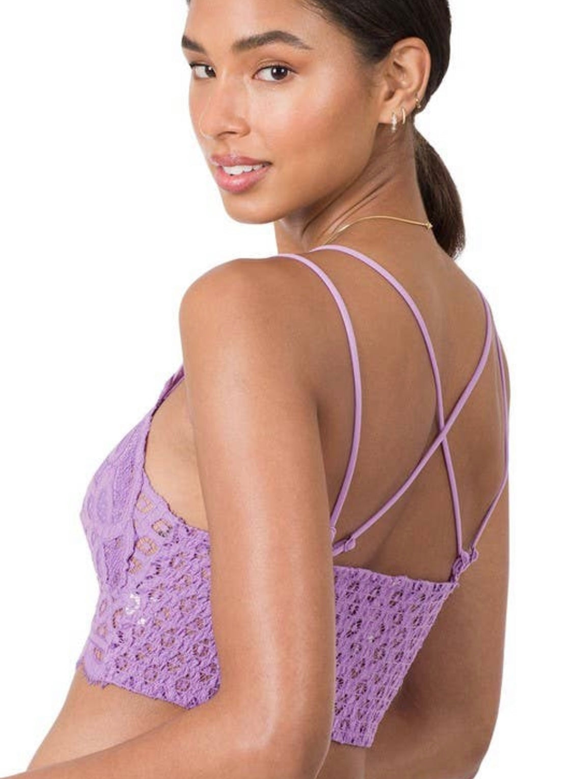 Zenana Crochet Lace Bralettes-3 colors