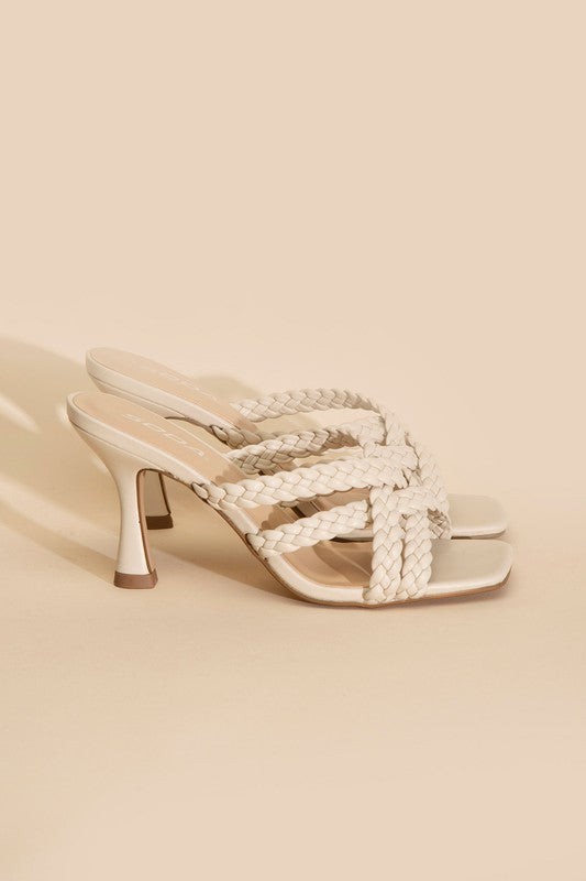 KELLAN DOUBLE CROSS BRAIDEDE HEELS