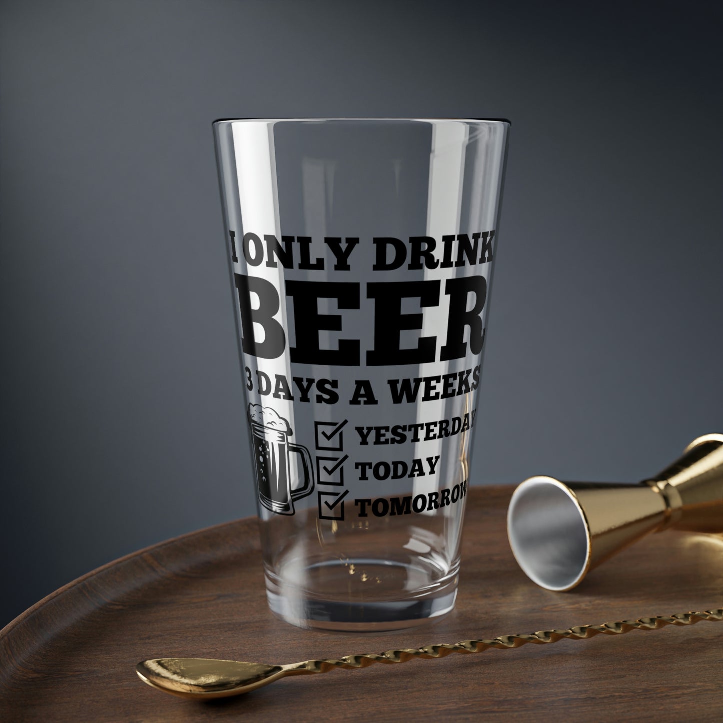 Beer Glass, 16oz