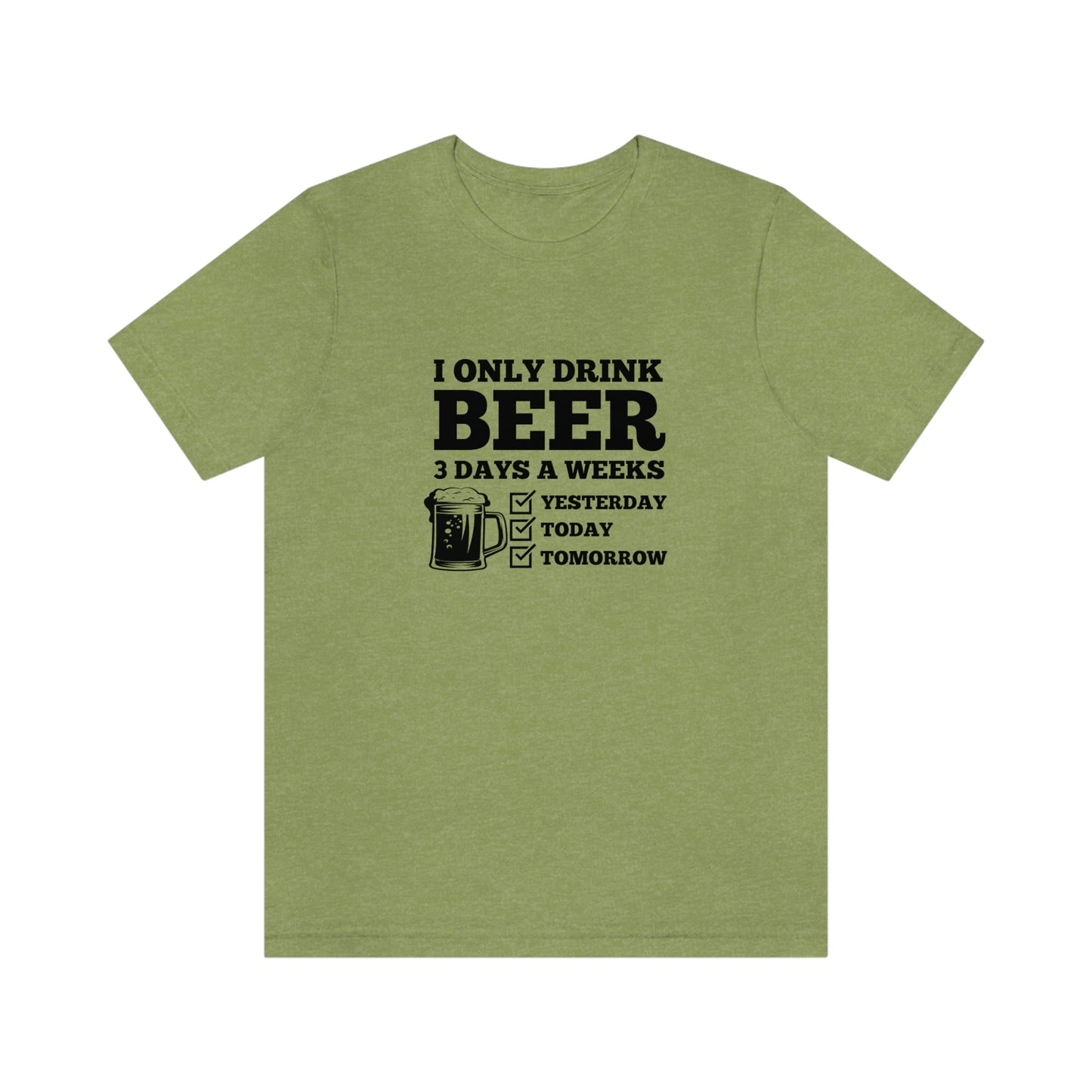 Drinking Beer Unisex Tee
