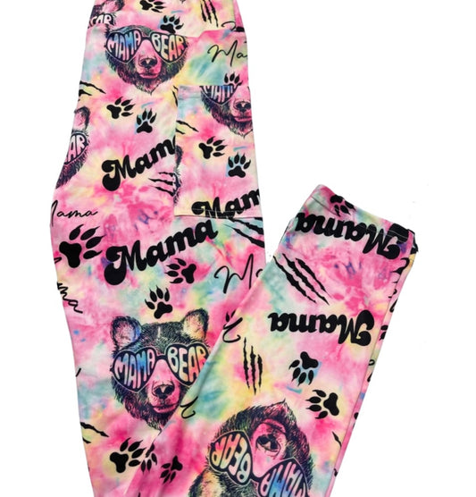 Mama Bear Leggings with pockets