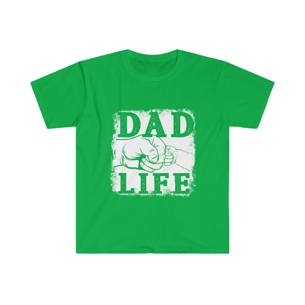 Bleached Dad Life Printed Softstyle Tee
