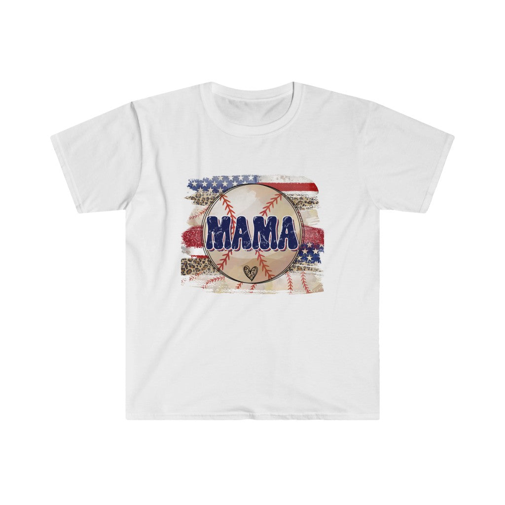 Baseball Mama Softstyle T-Shirt