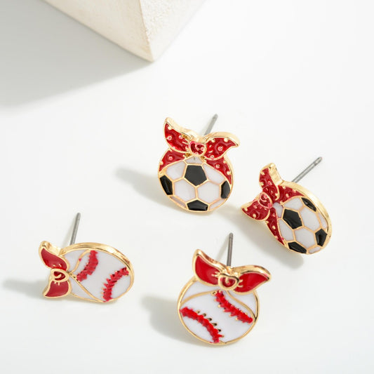 Sports Stud Earrings