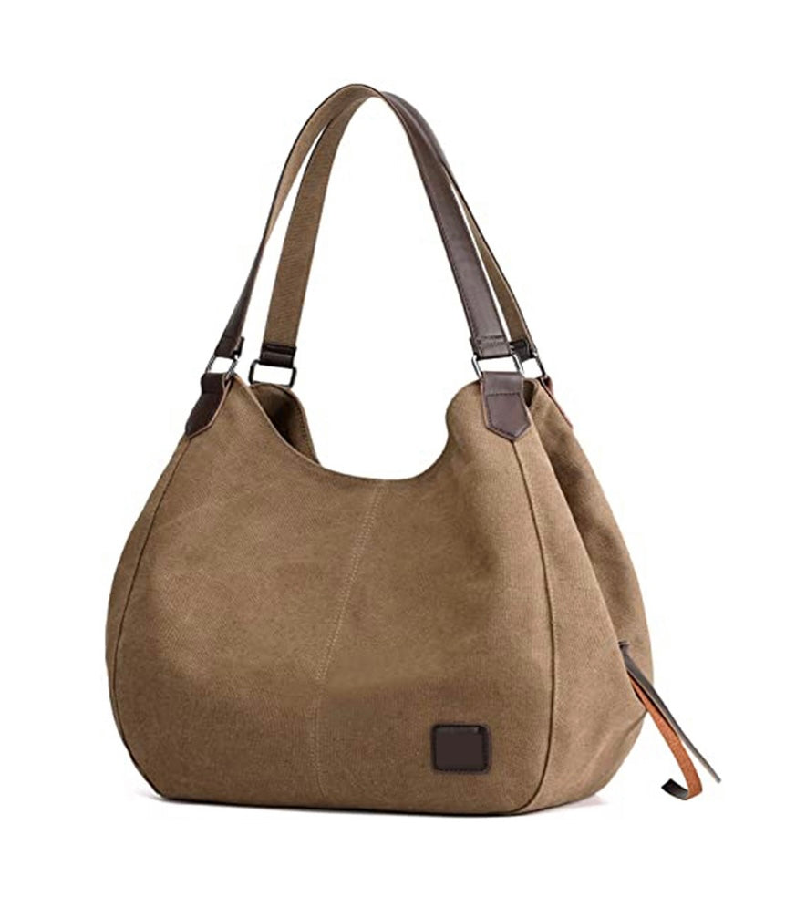 Boho Canvas Shoulder Bags - Several Color Options