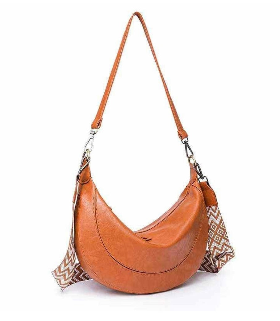 Large Sling Vegan Leather Crossbody