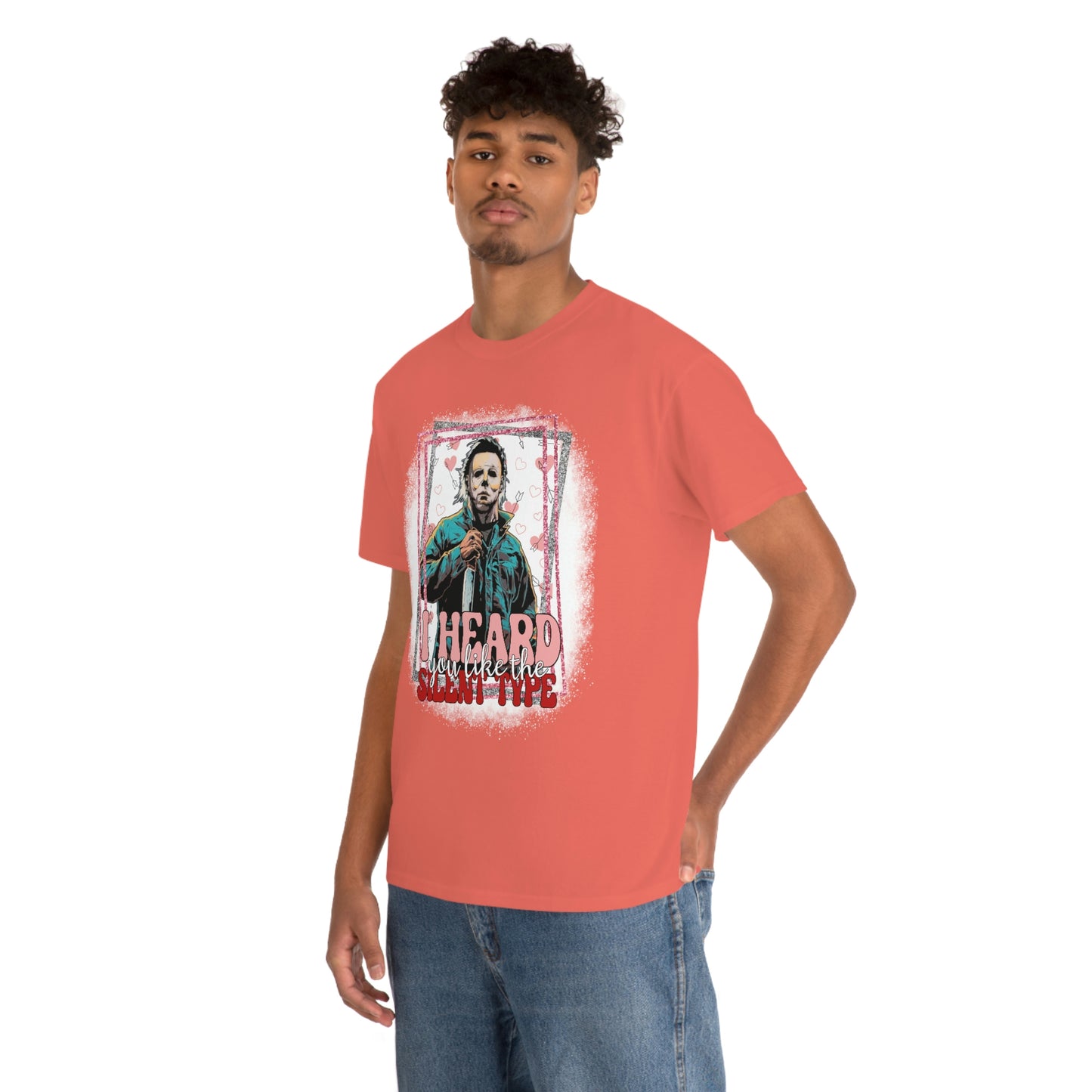 'I Heard You Like The Silent Type' Cotton Tee