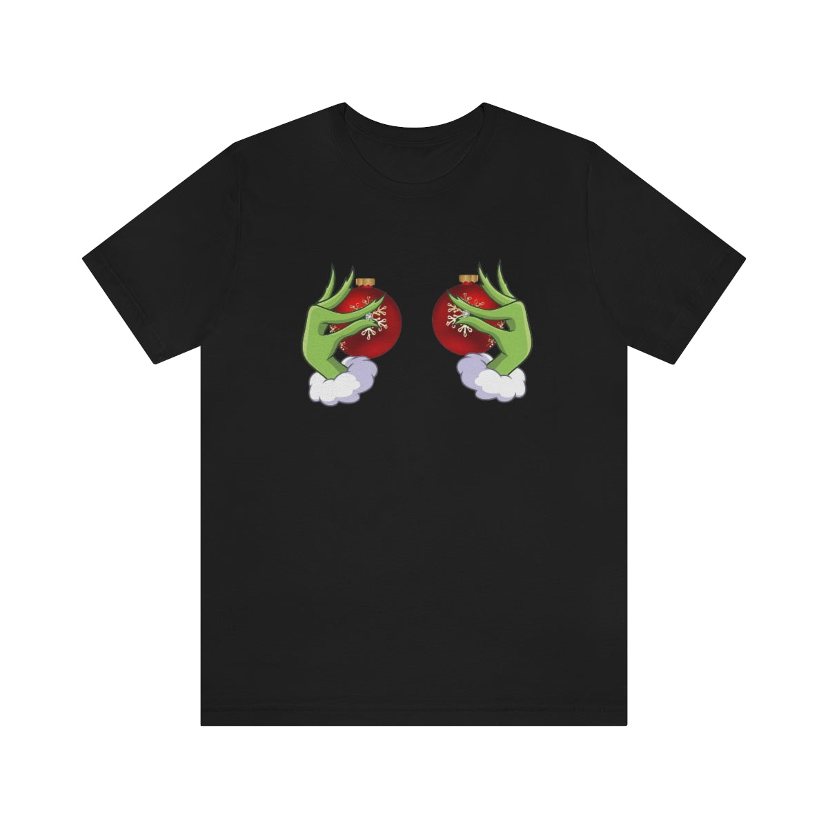 Bella Canvas Grinchy Ornament Hands Unisex Tee