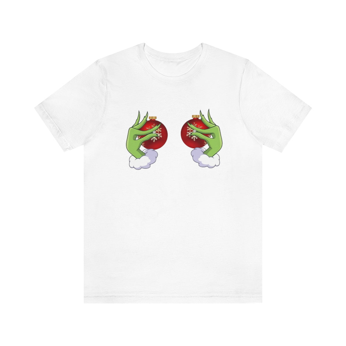 Bella Canvas Grinchy Ornament Hands Unisex Tee