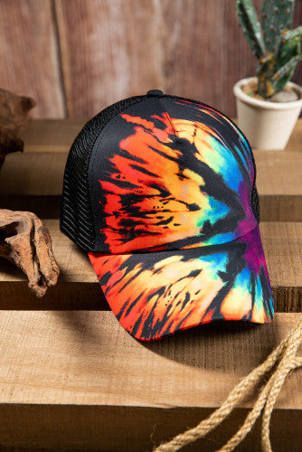 Tie Dye Burst Hat