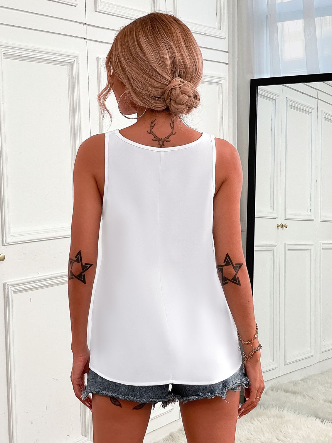 Half Zip Up Tank