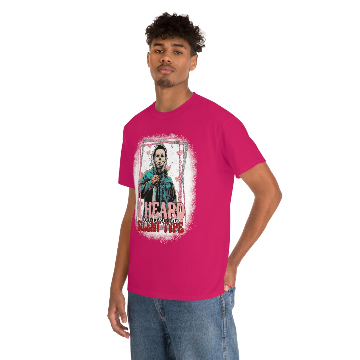 'I Heard You Like The Silent Type' Cotton Tee