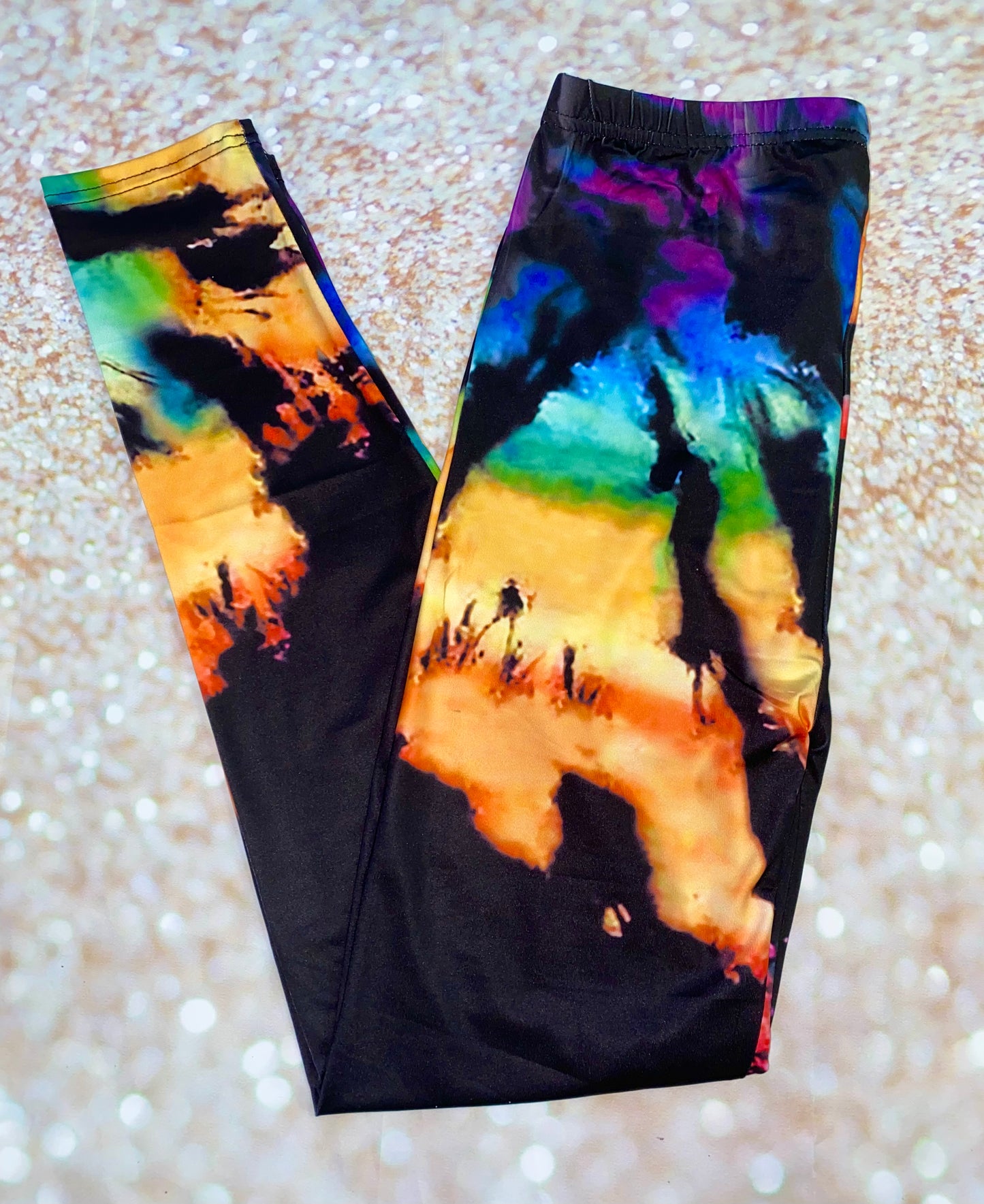 Tie Dye Burst Leggings