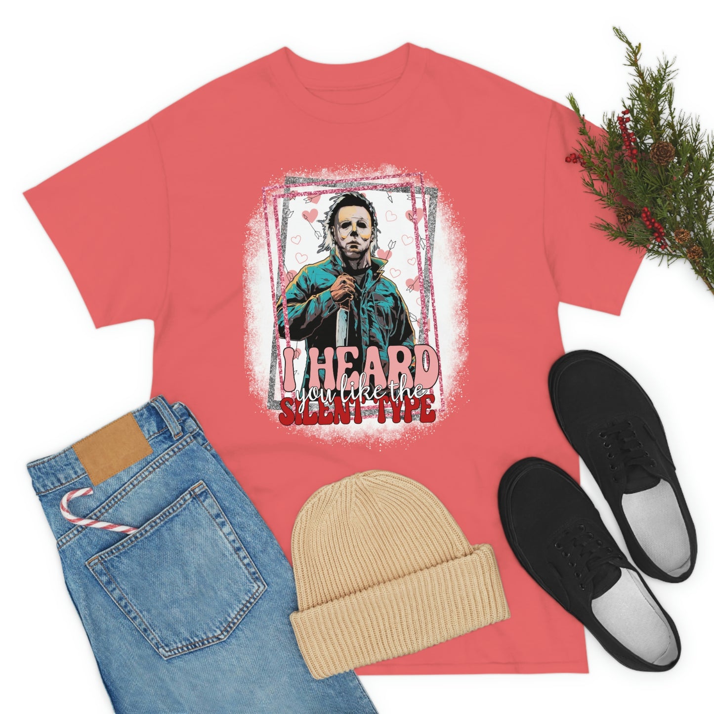 'I Heard You Like The Silent Type' Cotton Tee