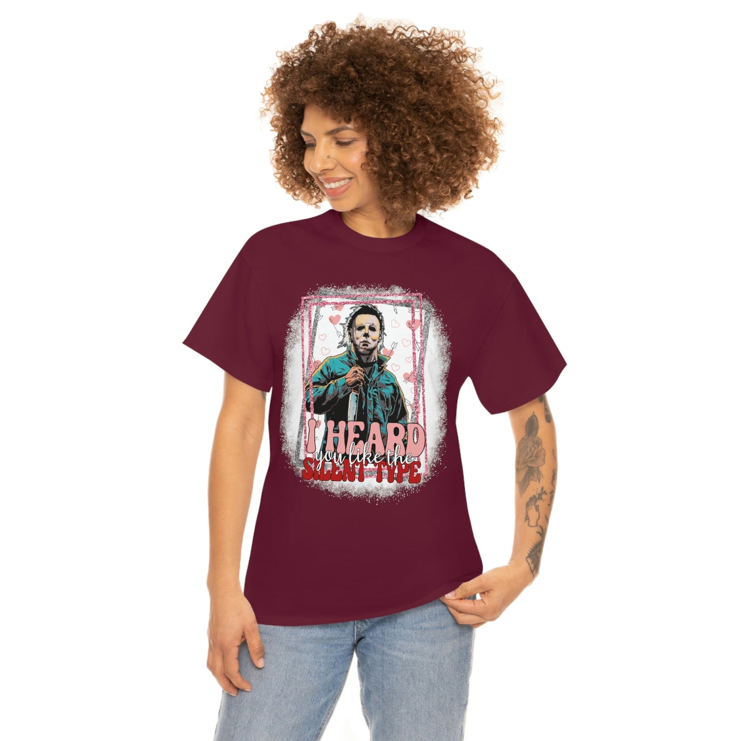 'I Heard You Like The Silent Type' Cotton Tee
