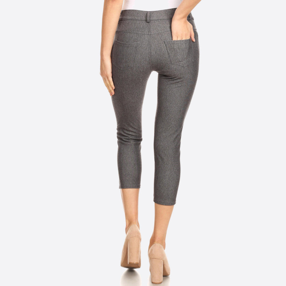 Women's Classic Skinny Capri Jeggings