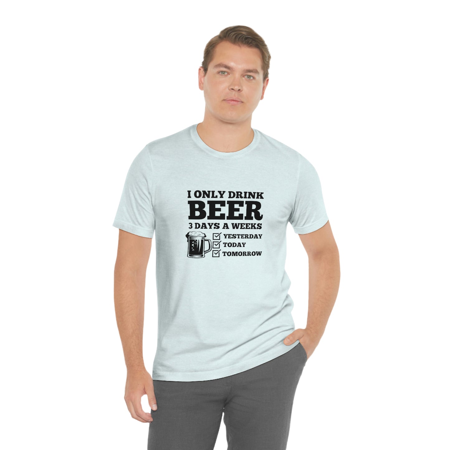 Drinking Beer Unisex Tee