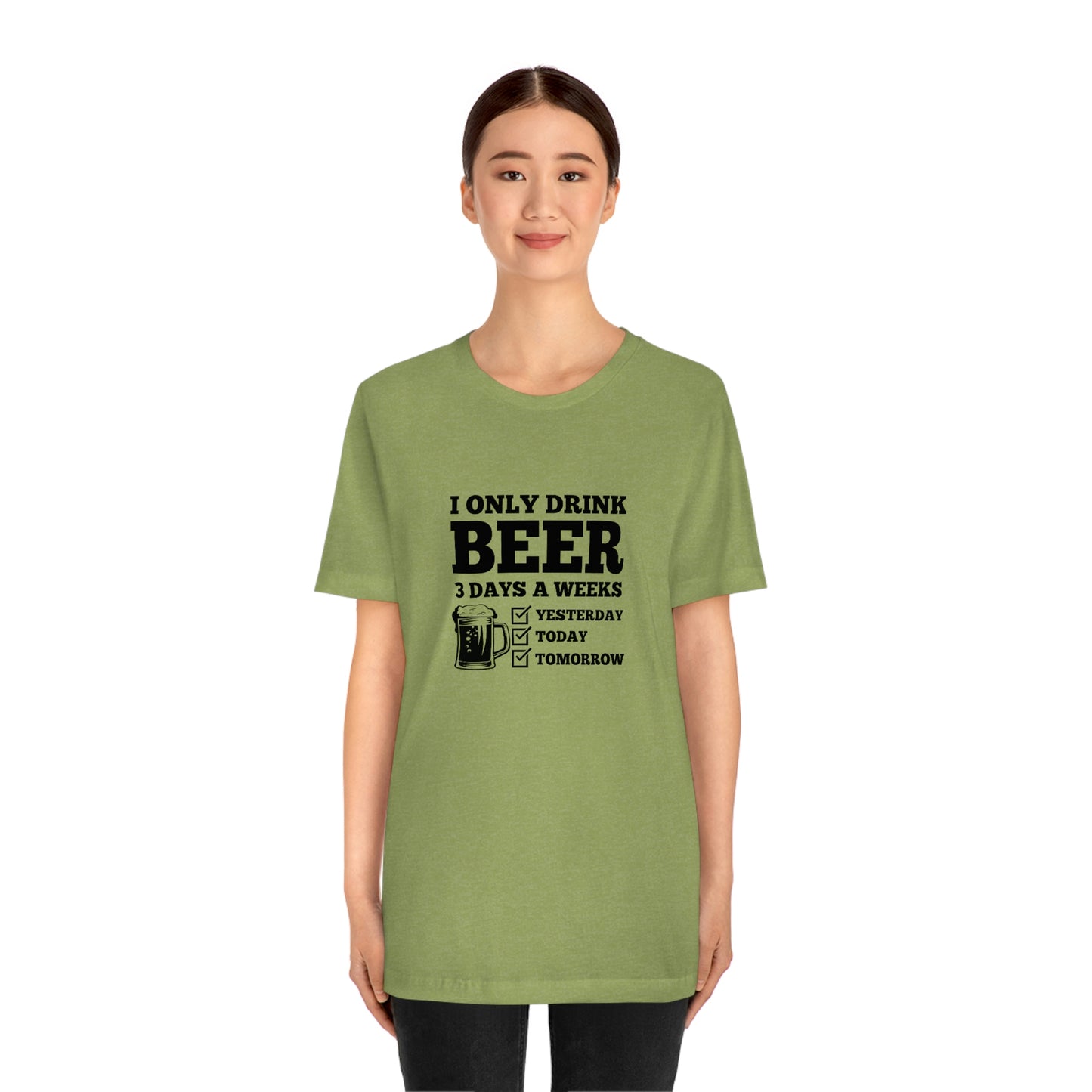 Drinking Beer Unisex Tee