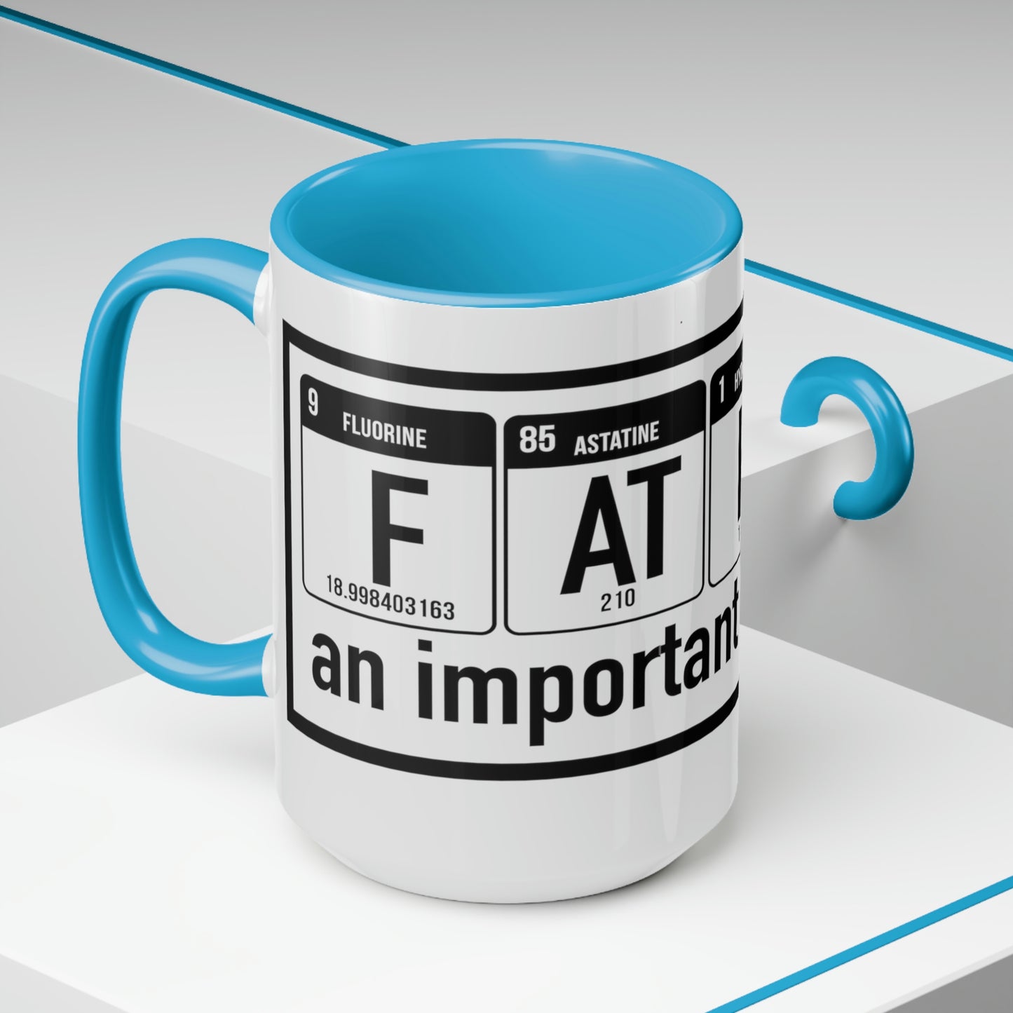 Father Element Two-Tone Coffee Mugs, 15oz